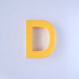  Mottled Mono Wall Hanging - Mustard A To Z - Mottled Mono Wall Hanging - Mustard A To Z - The Wishing Chair 