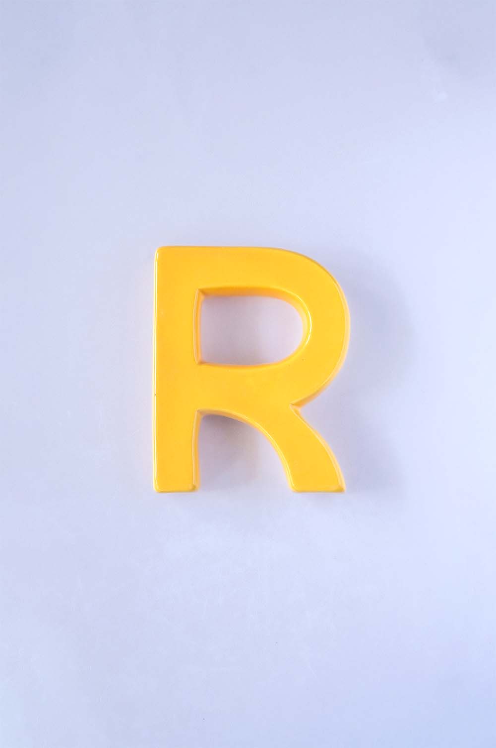  Mottled Mono Wall Hanging - Mustard A To Z - Mottled Mono Wall Hanging - Mustard A To Z - The Wishing Chair 