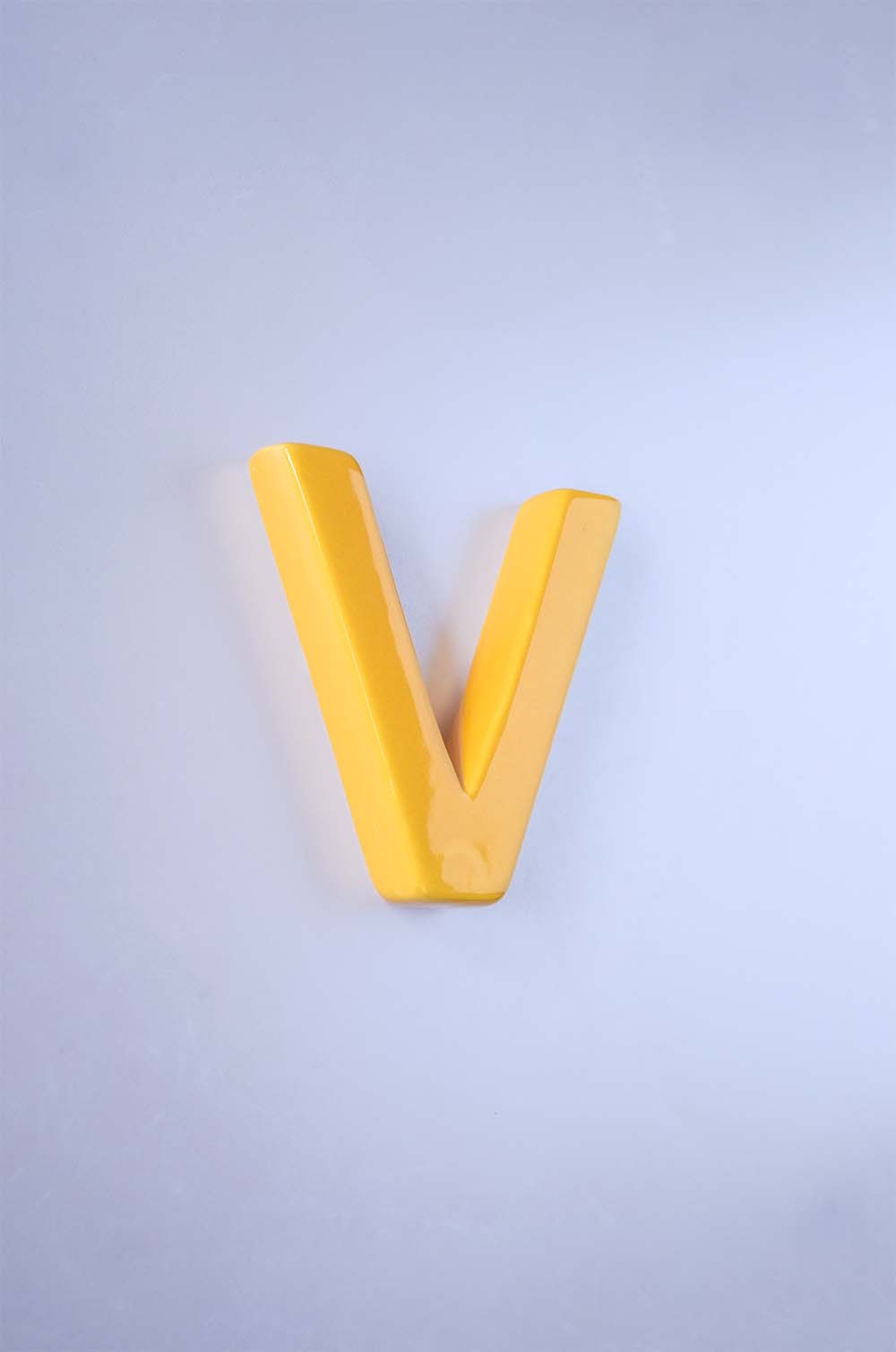  Mottled Mono Wall Hanging - Mustard A To Z - Mottled Mono Wall Hanging - Mustard A To Z - The Wishing Chair 