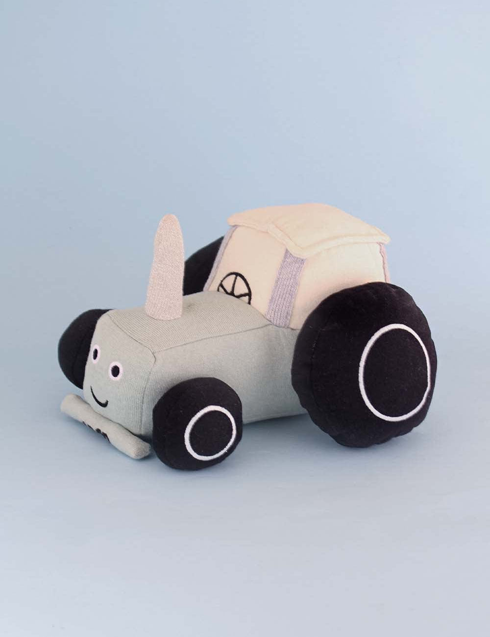 Mr.Tractor Cuddly Knitted Cotton Toy