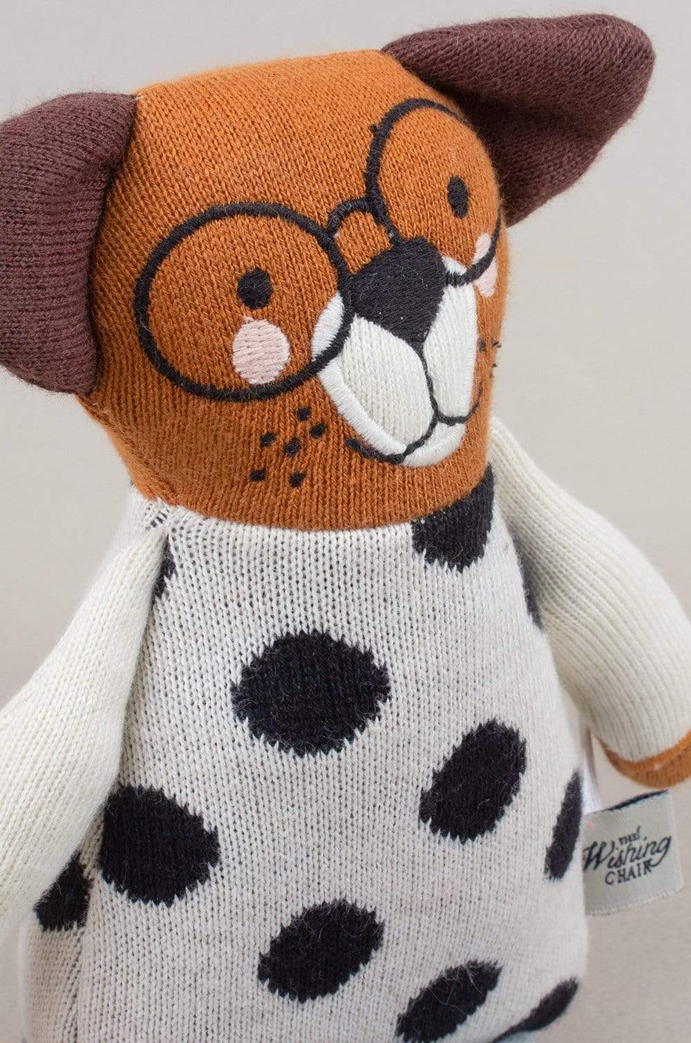 Mr. Whiskers Knitted Cotton Toy