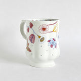 Sweet Pea Blossom Ceramic Mugs - Set of 4