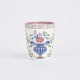 Whimsical Mosaic Ceramic Mugs - Set of 4