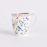 Whimsical Mosaic Ceramic Mugs - Set of 4