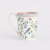 Whimsical Mosaic Ceramic Mugs - Set of 4