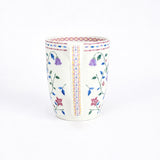 Whimsical Mosaic Ceramic Mugs - Set of 4