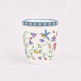 Botanical Mosaic Ceramic Mugs - Set of 4