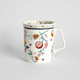 Endless Summer Blossom Ceramic Mugs - Set of 4