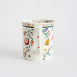 Endless Summer Blossom Ceramic Mugs - Set of 4