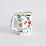 Endless Summer Blossom Ceramic Mugs - Set of 4