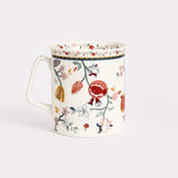 Endless Summer Blossom Ceramic Mugs - Set of 4