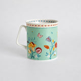 Endless Summer Floral Ceramic Mugs - Set of 4
