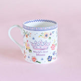  Mugs World's Best Mom Fine China Mug - World's Best Mom Fine China Mug - The Wishing Chair 