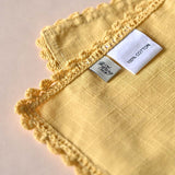 Mustard Hand Crochet Placemats - Set of 6