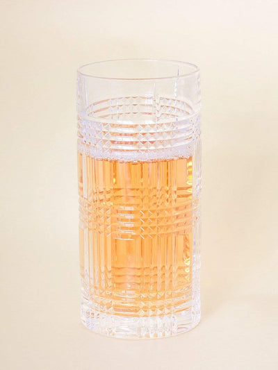 Nachtmann Check Long Drink Tumbler- Set Of 6