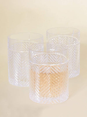 Nachtmann Fishbone Whiskey Tumbler- Set Of 6