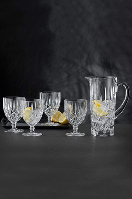 Nachtmann Noblesse Pitcher & Champagne Flute- Set of 5