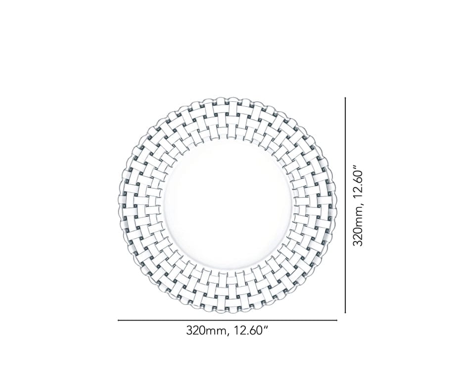 Nachtmann  Plate Center Plain 32 Cm Set'2