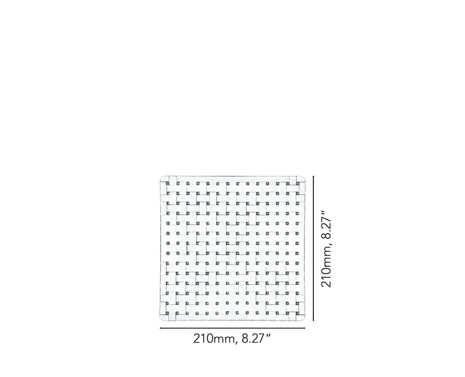 Nachtmann Square Plate 21 Cm Set '2