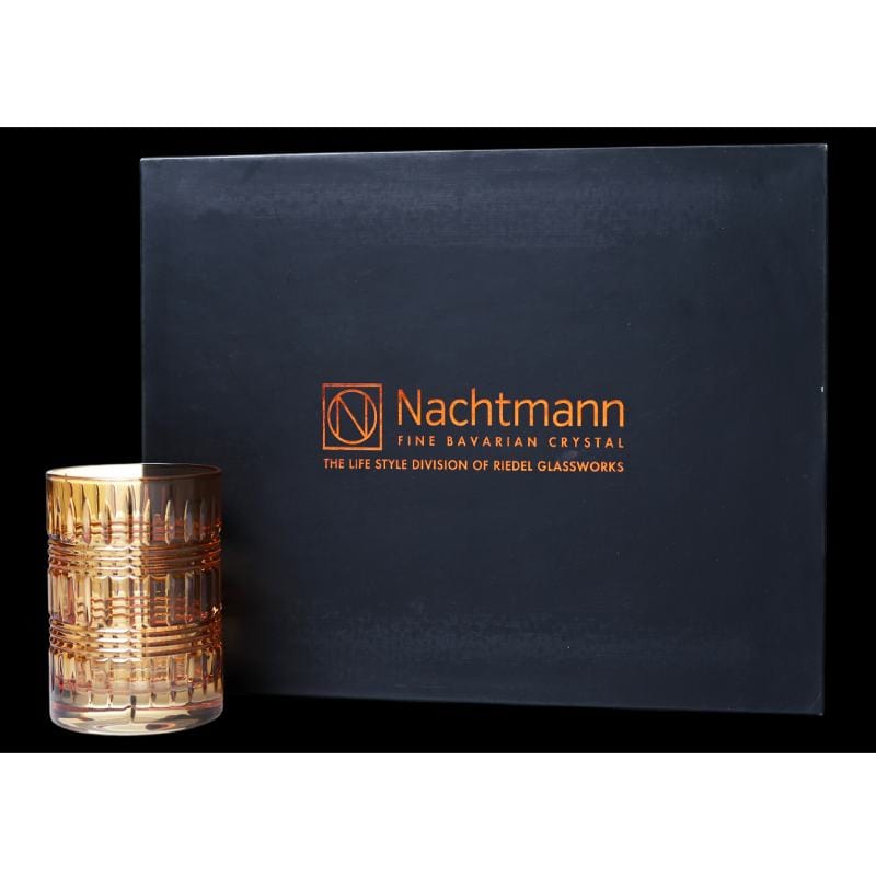 Nachtmann Village Whisky Coloured Glass Amber 409 Ml Set of 4