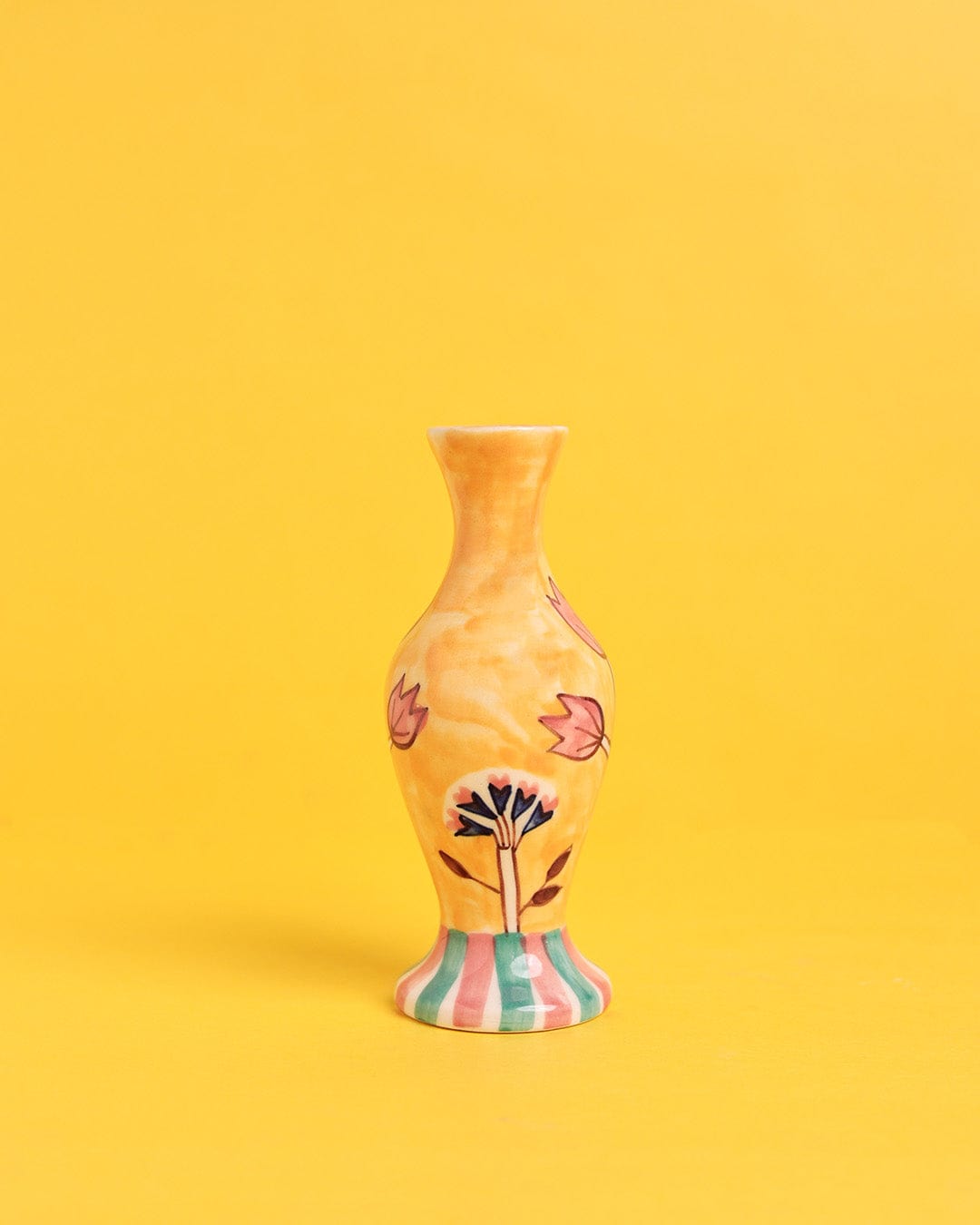 Nira Handpainted Ceramic Bud Vase