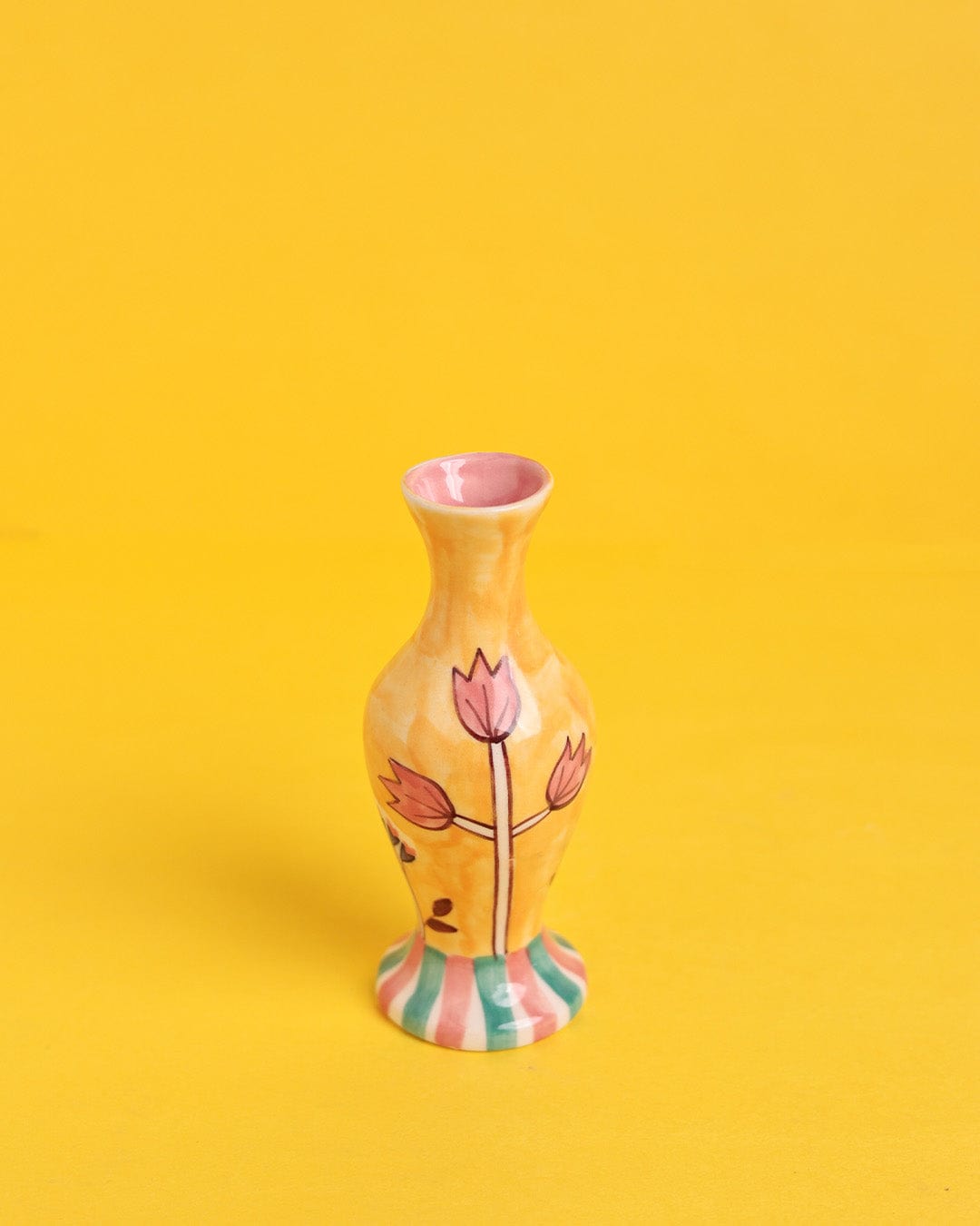 Nira Handpainted Ceramic Bud Vase