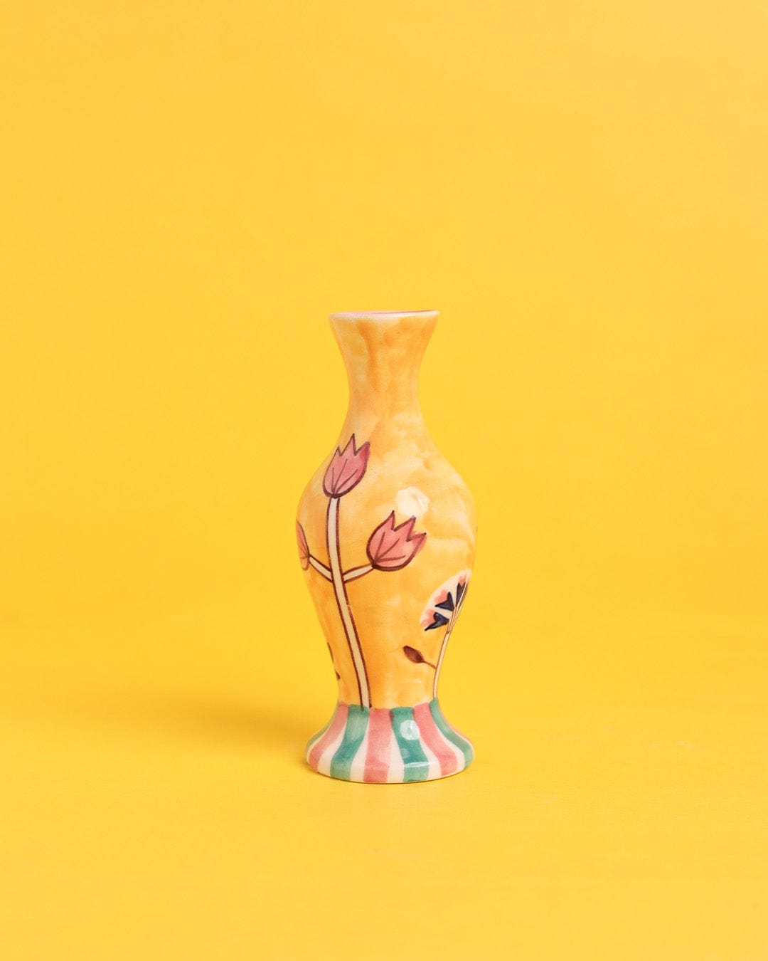 Nira Handpainted Ceramic Bud Vase