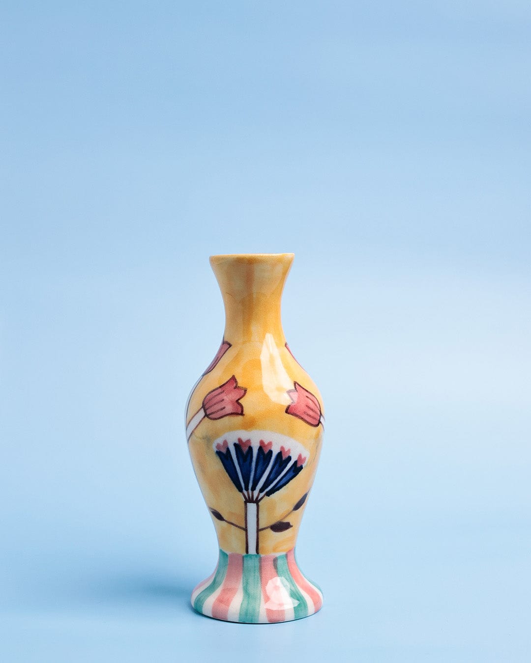 Nira Handpainted Ceramic Bud Vase