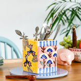 Nira Handpainted Cutlery Holder
