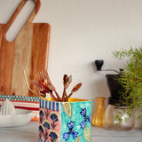 Nira Handpainted Cutlery Holder