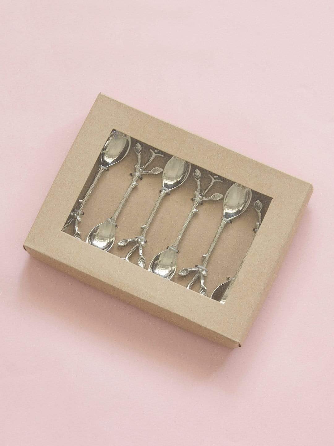 Not So Leaf Dessert Spoon - Set of 6