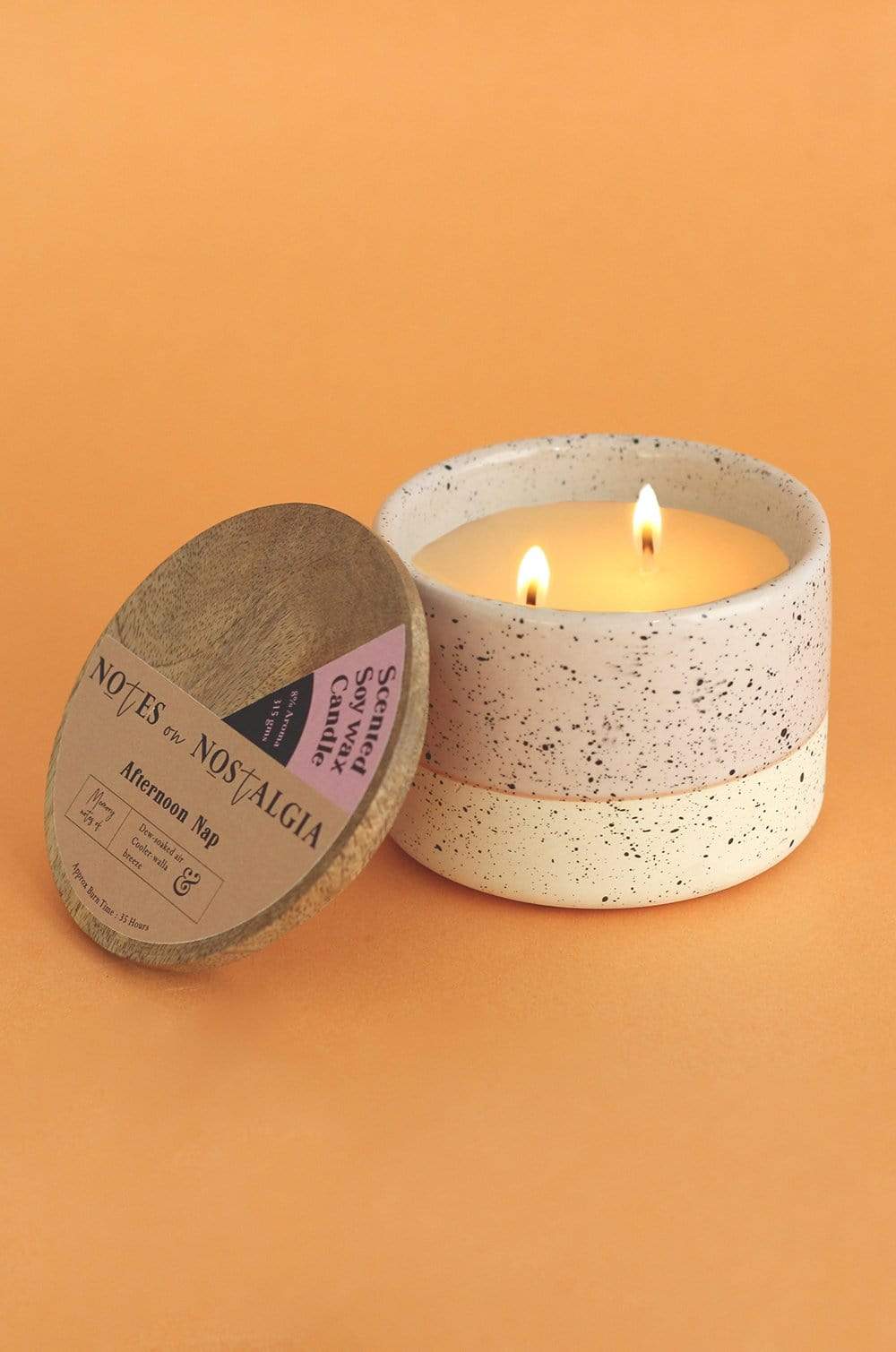 Notes On Nostalgia Scented Soy Wax Candle - Afternoon Nap