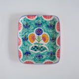 Oasis Handpainted Square Platter - Set of 2