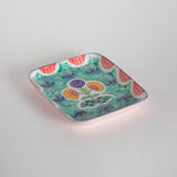 Oasis Handpainted Square Platter - Set of 2