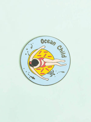 Ocean Child Fridge Magnet