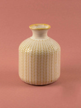 Ocre Bottle Vase