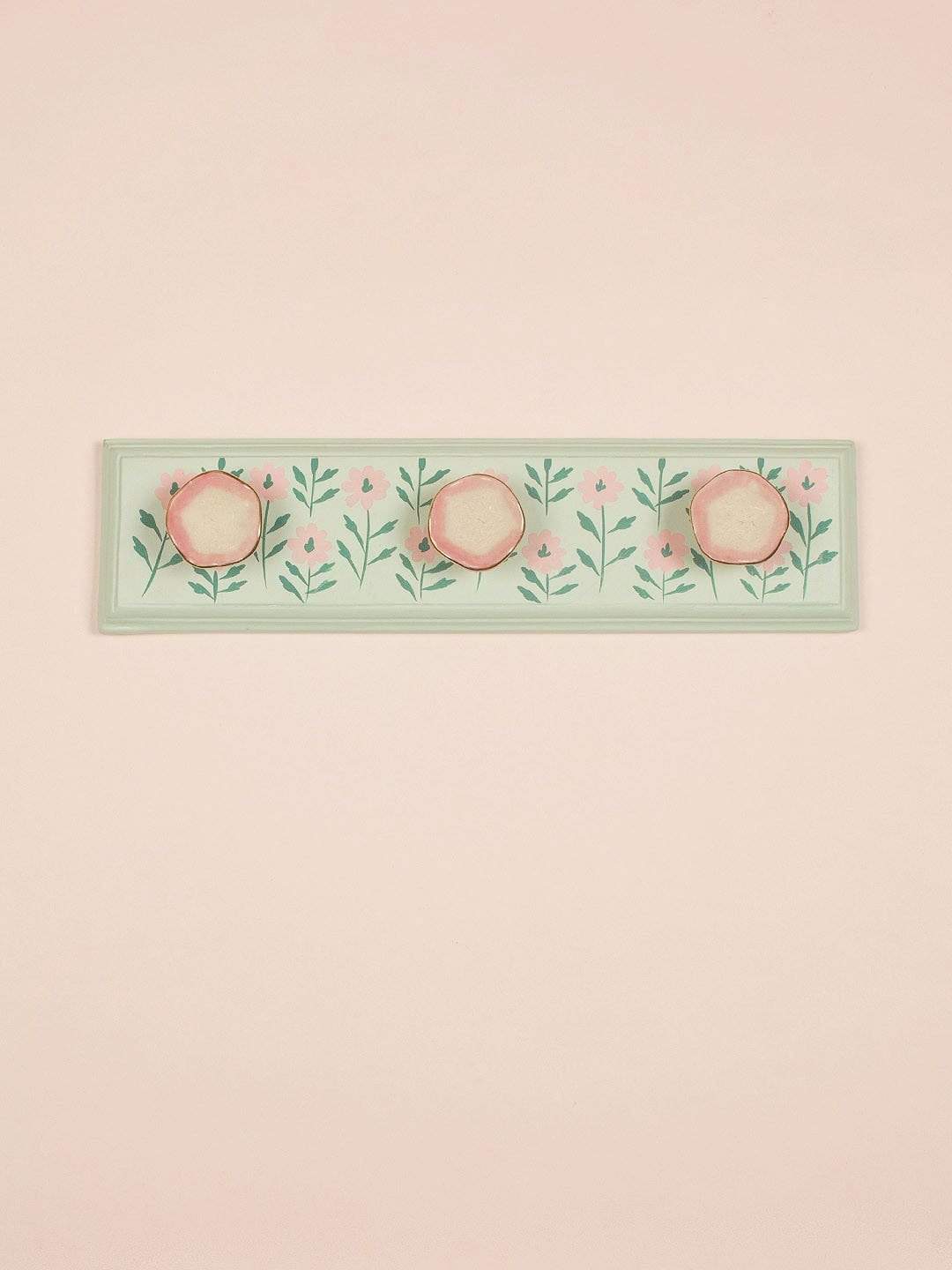 Oh So Floral Board Ceramic Knob Wall Hook