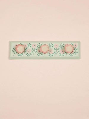 Oh So Floral Board Ceramic Knob Wall Hook