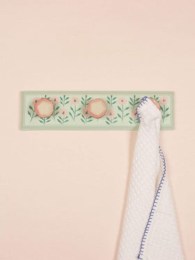 Oh So Floral Board Ceramic Knob Wall Hook