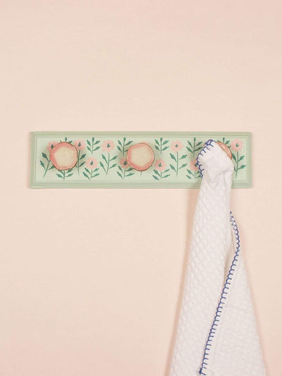 Oh So Floral Board Ceramic Knob Wall Hook