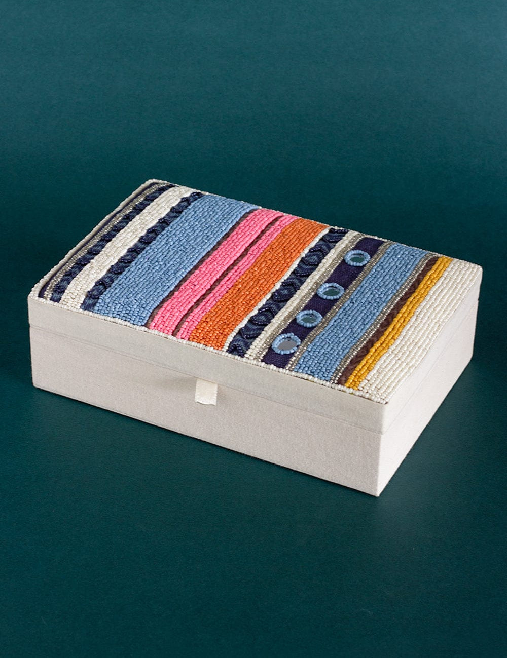 Olivia Beaded Jewellery Box