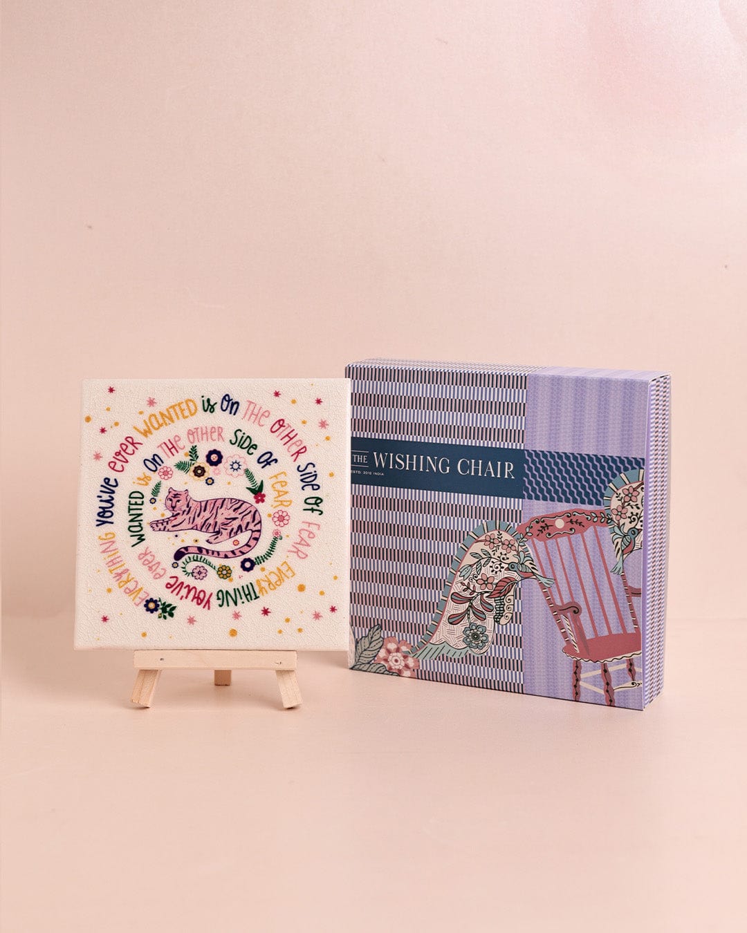 On the Other Side Tile Décor with stand Gift Box