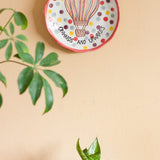 Onward & Upward Handpainted Stoneware Wall Plate