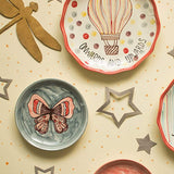 Onward & Upward Handpainted Stoneware Wall Plate