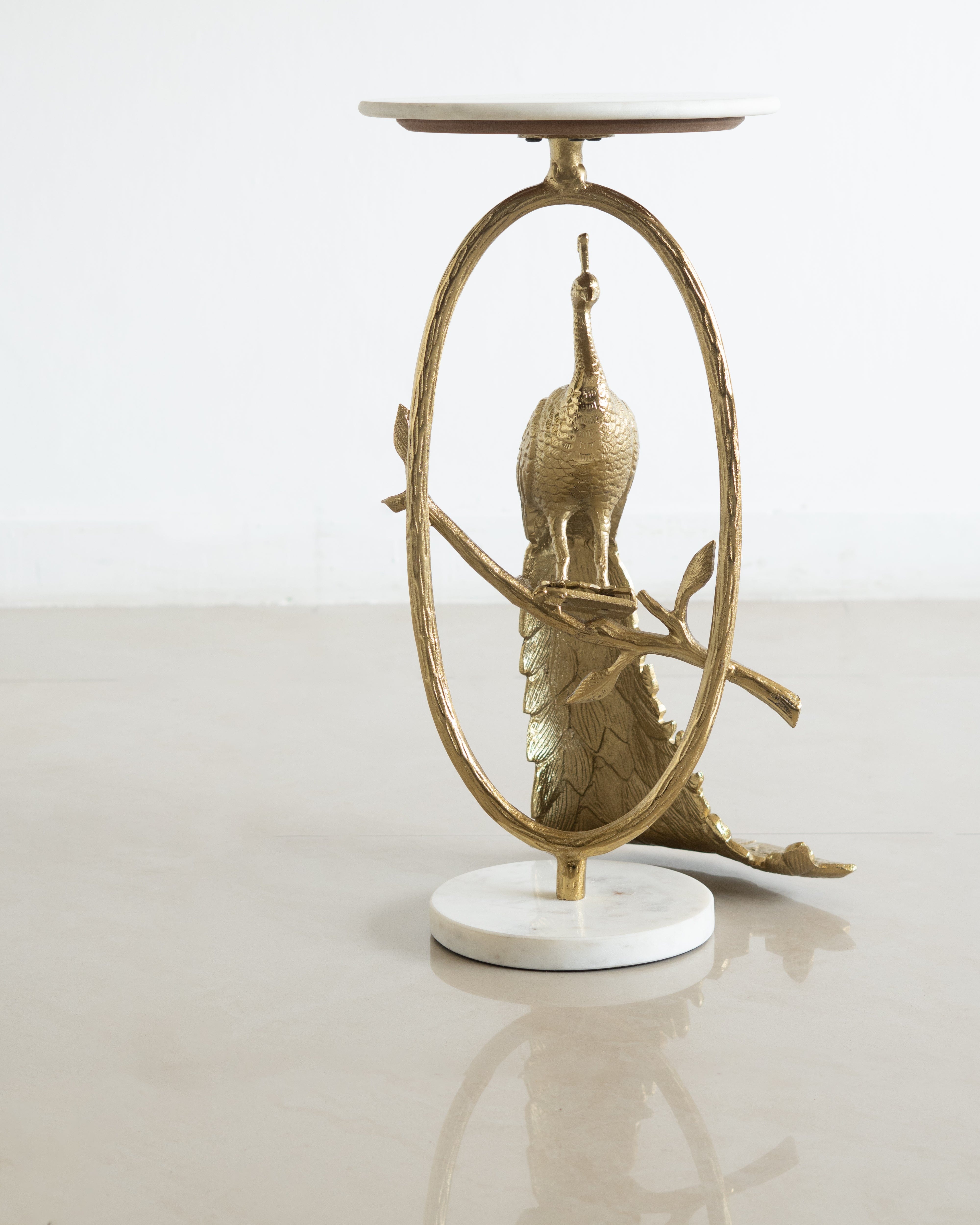Peacock  Classic Casted Side Table
