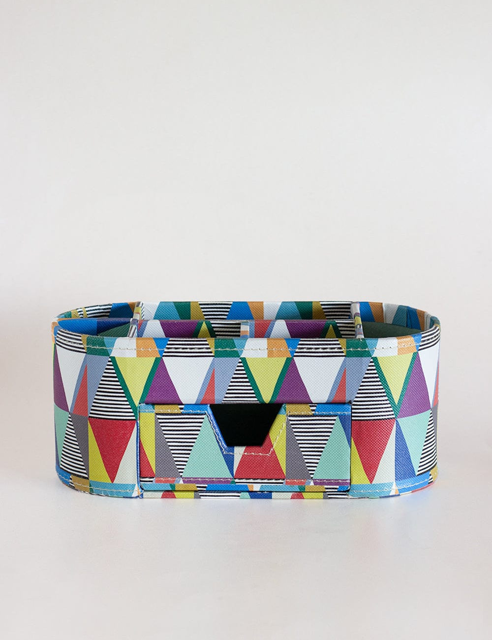 Pearlised Paper Leather 7 in 1 Desk Organiser- Kaleidoscope