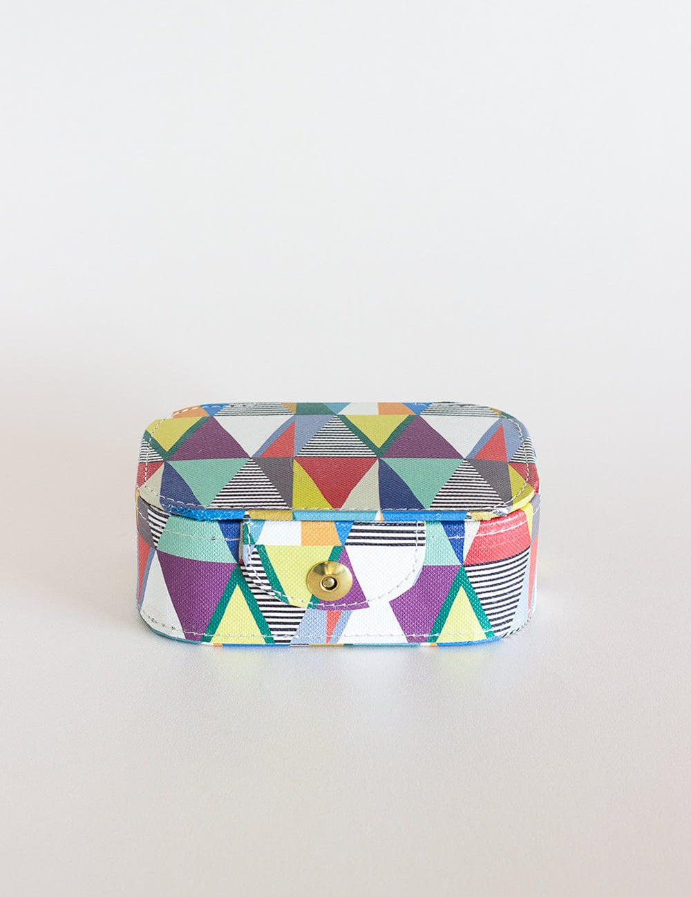 Pearlised Paper Leather Jewellery Box Medium - Kaleidoscope