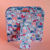 Pearlised Paper Leather Photoframe - Blue Meadow