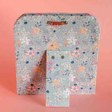 Pearlised Paper Leather Photoframe - Garden Fog