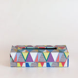 Pearlised Paper Leather Tissue Box- Kaleidoscope